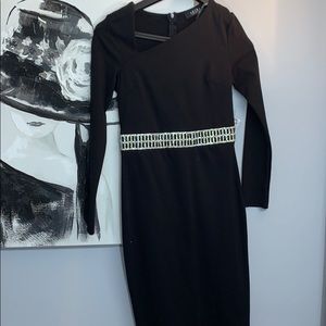 Black cocktail dress